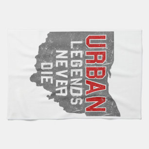Urban Legends dör aldrig i delstaten Ohio Distress Kökshandduk