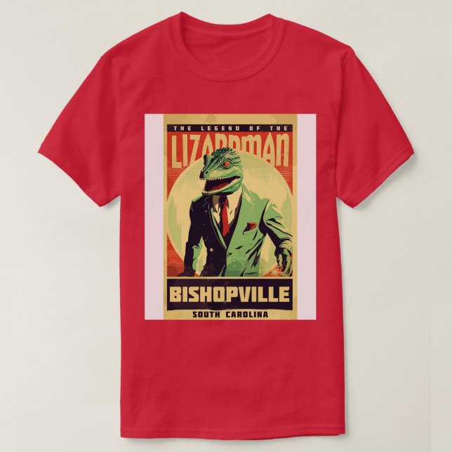 Urban Legends Theof the Lizard Man T Shirt (Design framsida)