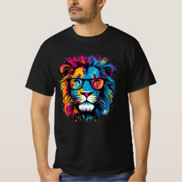 Urban Lejon: Graffiti Colorful T-shirt Art