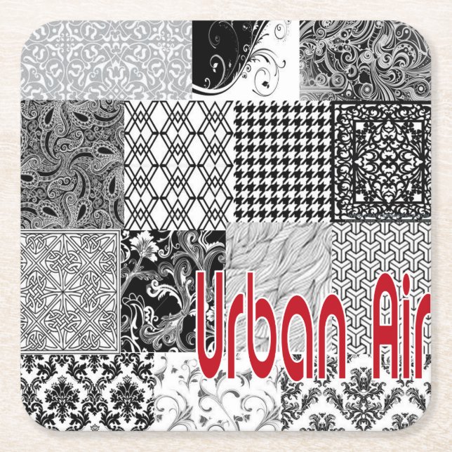 Urban Luft Underlägg Papper Kvadrat (Framsidan)