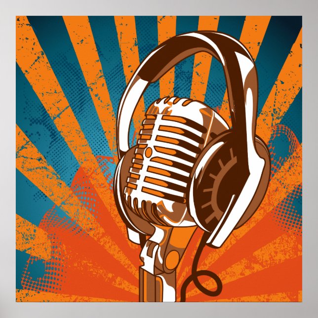 Urban Microphone Poster (Framsidan)