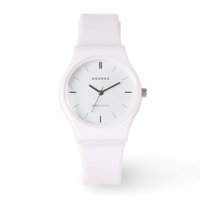 Urban Minimal Analog Watch Face Armbandsur (Framsida)
