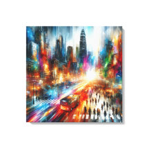 Urban Mirage: Abstrakt Cityscape