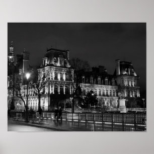 Urban modernt Parisian utelivfoto Poster