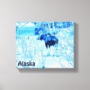Urban Moose Canvastryck