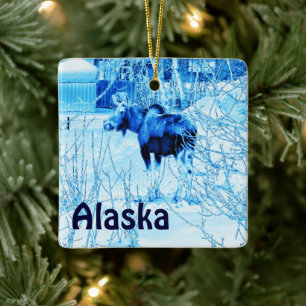 Urban Moose Julgransprydnad Keramik