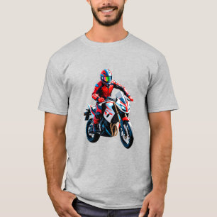 🏍️ Urban Motion Motorcyklist Gatustil T Shirt
