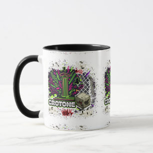 Urban Neon Graffiti Crotone Kolonn Mugg