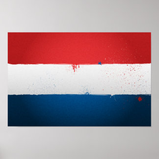 Urban Netherlands Flagga Poster