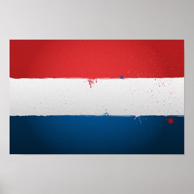 Urban Netherlands Flagga Poster (Framsidan)