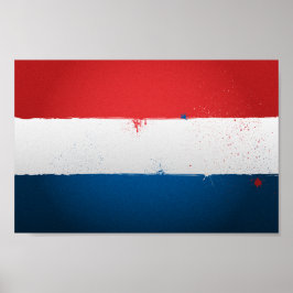 Urban Netherlands Flagga Poster