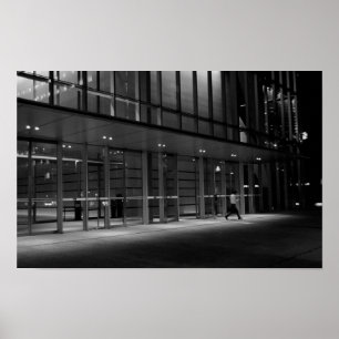 Urban Night Walk i Tokyo - Fotography Print Poster