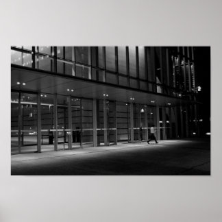 Urban Night Walk i Tokyo - Fotography Print Poster