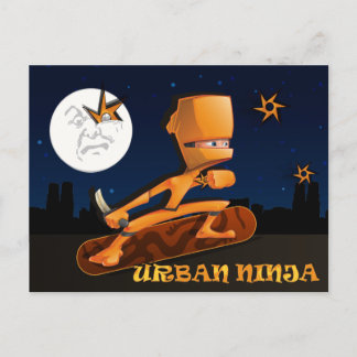 Urban Ninja Vykort