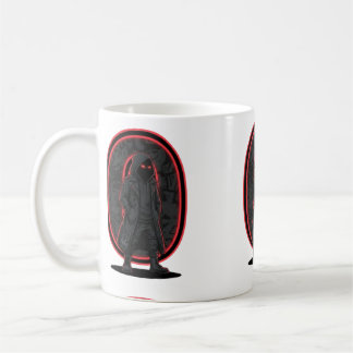 Urban Phantom Mörk Techwear Huva Figur Gatubruk Kaffemugg