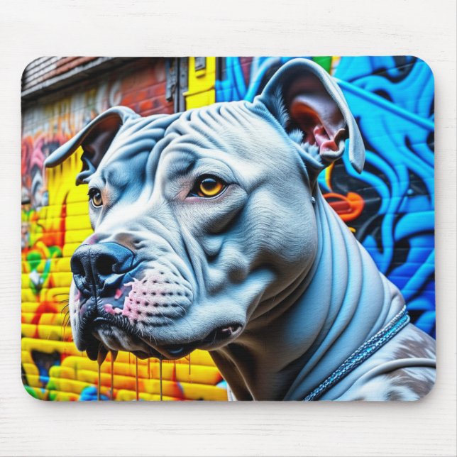 Urban Pitbull City Graffiti Street Art Musmatta (Framsidan)