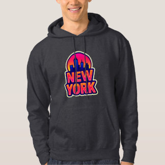 Urban Pulse: New York Ljus Hoodie