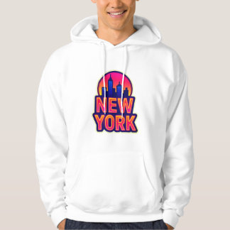 Urban Pulse: New York Ljus Hoodie