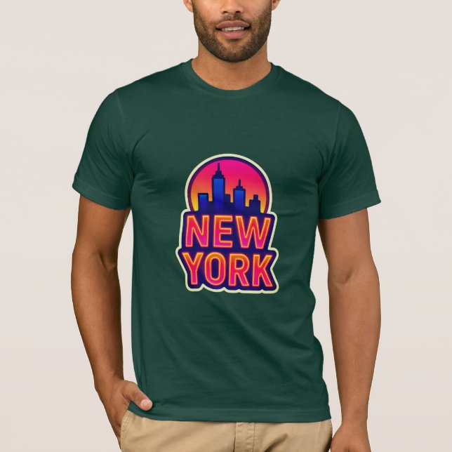 Urban Pulse: New York Ljus T Shirt (Framsida)