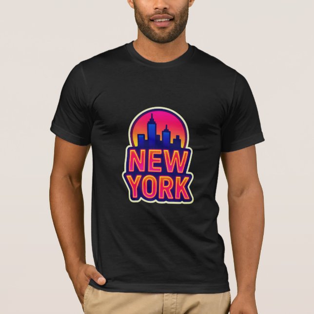 Urban Pulse: New York Ljus T Shirt (Framsida)