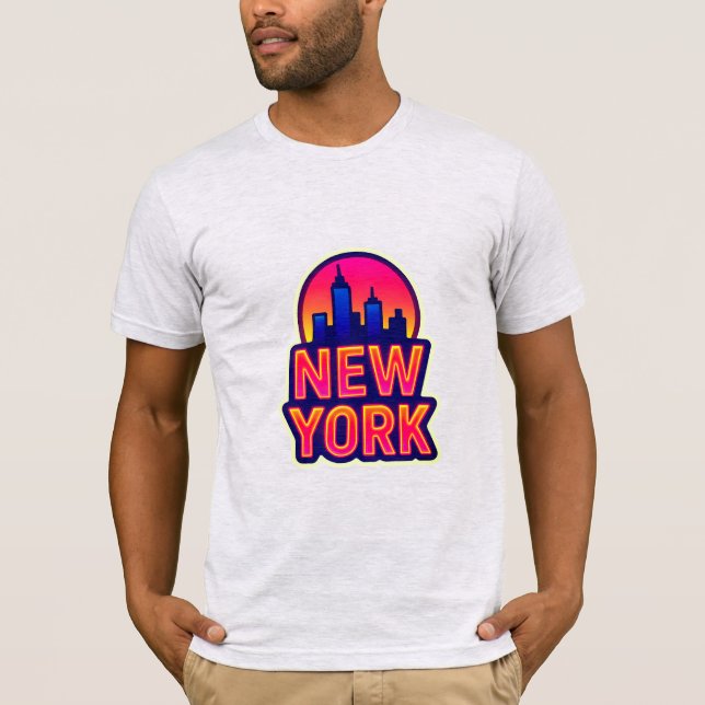 Urban Pulse: New York Ljus T Shirt (Framsida)