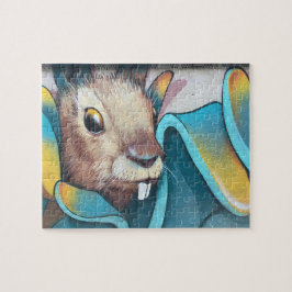 Urban Rabbit Art Urban Art Mural Bunny Rabbit Mura Pussel