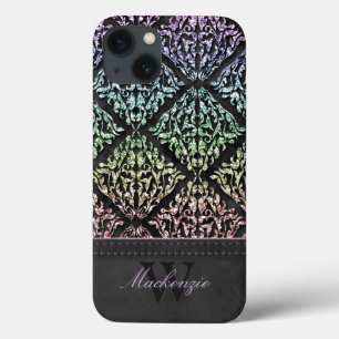 Urban Rainbow Damask Personlig iPad Air Case