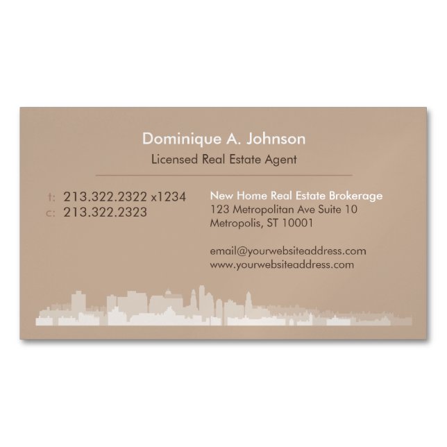 Urban Real Gods Anpassningsbar Magnetic Affärskort Magnetiska Visitkort (Framsida)