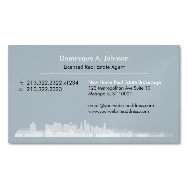 Urban Real Gods Anpassningsbar Magnetic Affärskort Magnetiska Visitkort (Framsida)