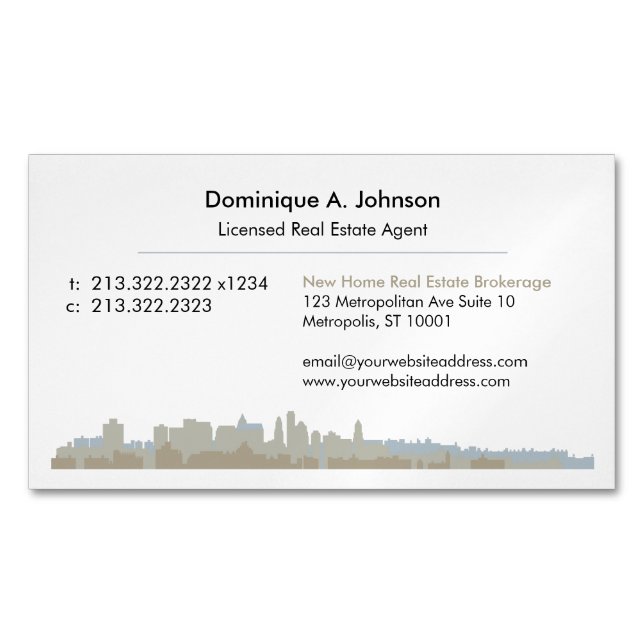 Urban Real Gods Anpassningsbar Magnetic Affärskort Magnetiska Visitkort (Framsida)