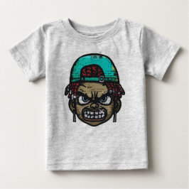 Urban Rebel: Graffiti Stil Ansikte T Shirt