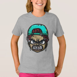 Urban Rebel: Graffiti Style Ansikte T Shirt