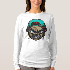 Urban Rebel: Graffiti Style Ansikte T Shirt