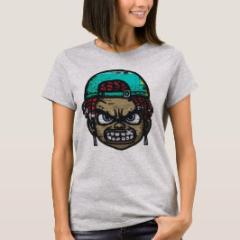 Urban Rebel: Graffiti Style Ansikte T Shirt