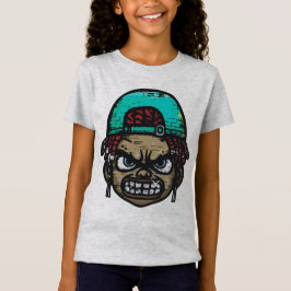 Urban Rebel: Graffiti Style Ansikte T Shirt