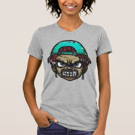 Urban Rebel: Graffiti Style Ansikte T Shirt