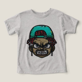 Urban Rebel: Graffiti Style Ansikte T Shirt