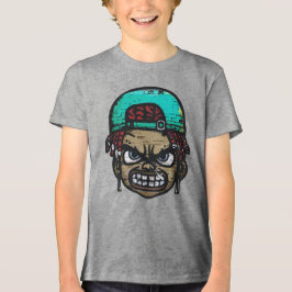 Urban Rebel: Graffiti Style Ansikte T Shirt