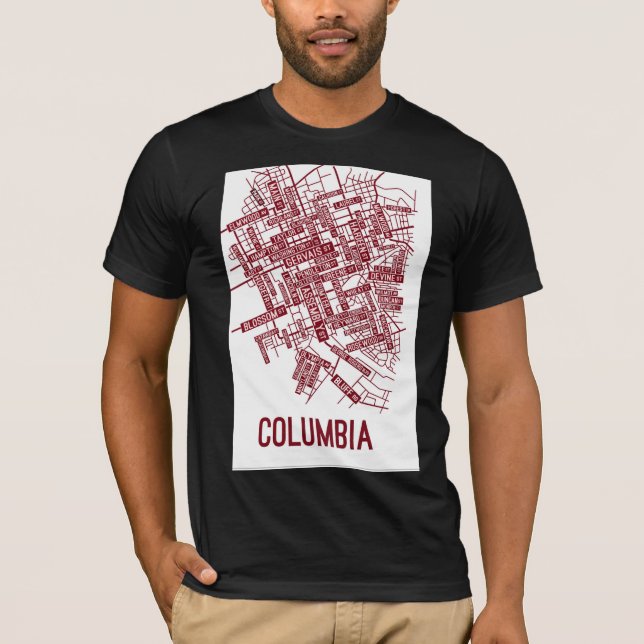 Urban Rebel Sketch T-shirt – Columbia (Framsida)