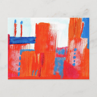 "Urban Red" Akryla Art-vykort Vykort