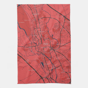 URBAN RED NAVY OXFORD UNIVERSITETEN UK OUTLINE KAR KÖKSHANDDUK