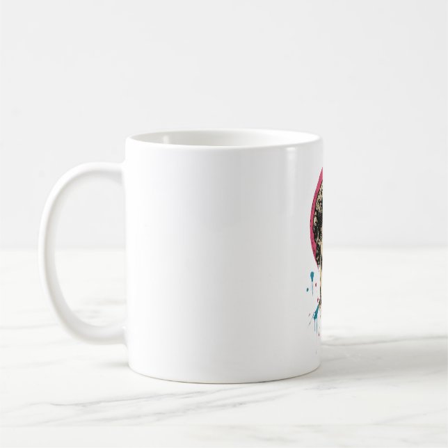 Urban Retro David — Bubblegum Pop-staty Kaffemugg (Vänster)