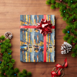 Urban Rhythms Cityscape Art Splash Presentpapper