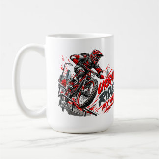Urban Ride My Way – Extrem Stadscykel Mountainbike Kaffemugg