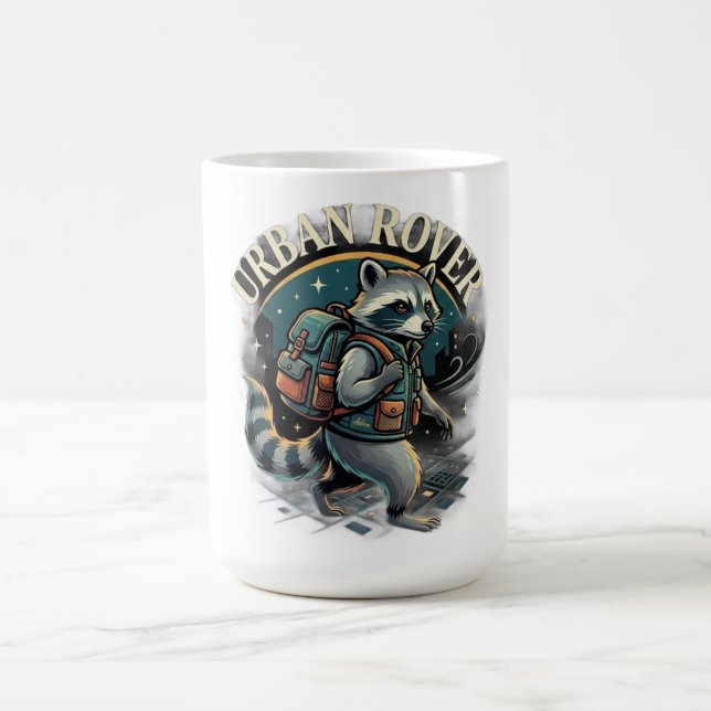 Urban Rover Tvättbjörn Långärmad Kaffemugg (Center)