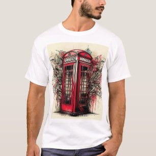Urban Royalty: Graffiti Meets Victorian Charm T Shirt