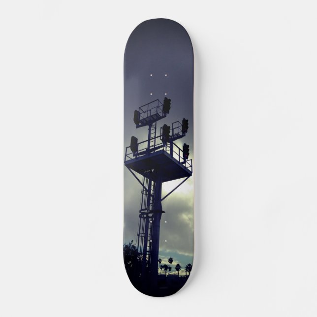 Urban Rustic Cityscape Riding Rails Skateboard (Framsida)