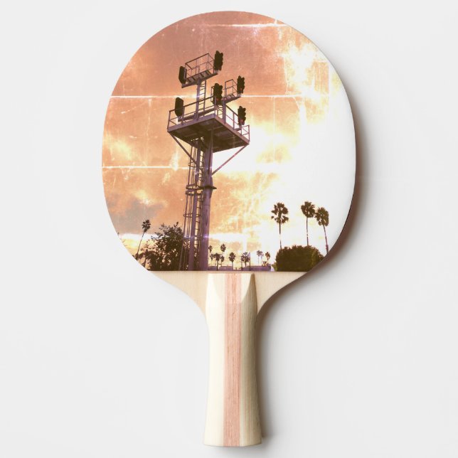 Urban Rustic Cityscape Riding Rails Two  Pingisracket (Framsidan)
