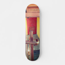 Urban Rustic Cityscape Secret Keeper Skateboard