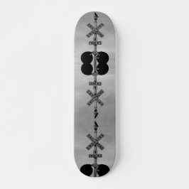 Urban Rustic Cityscape Waiting 3 Skateboard